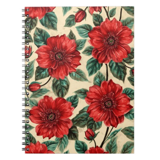 Cahiers à motif floral (Devant)