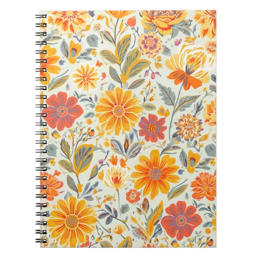 Cahiers à motif floral (Devant)