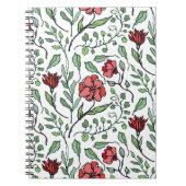 Cahiers à spirale Fleur pour l'écriture inspirée (Devant)