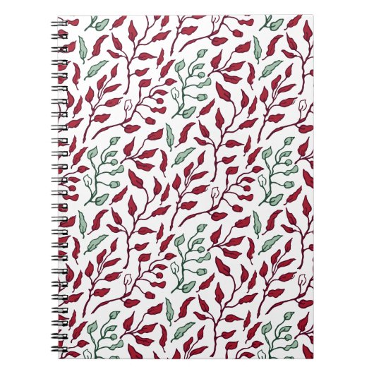 Cahiers à spirale fleuris pour une prise de notes  (Devant)