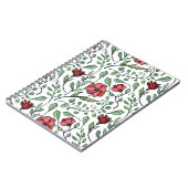 Cahiers à spirale floraux pour une écriture inspir (Côté gauche)