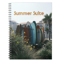 Cahiers à spirale Summer Suite Planches de Surf &