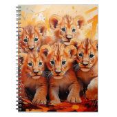 Cahiers - Cinq Lionceaux Illustrations (Devant)