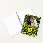 Cahiers de notes floraux personnalisés mignons (Intérieur)