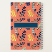 Cahiers et blocs-notes motif feuille (Verso)