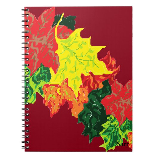Cahiers Feuilles d'automne (Devant)