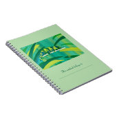 Cahiers Personnalisés Abstraits Caméléon Vert (Côté Droit)