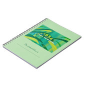Cahiers Personnalisés Abstraits Caméléon Vert (Côté gauche)