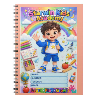 Cahiers spirales de l'Académie Starwin pour enfant