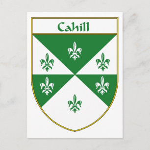 Cahill wapenschild/familiewapen briefkaart