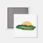 Cahokia gooit de staat historisch gebied magneet (Voorkant / Achterkant)