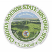 Cahokia Mounds SHS Sticker (Voorkant)