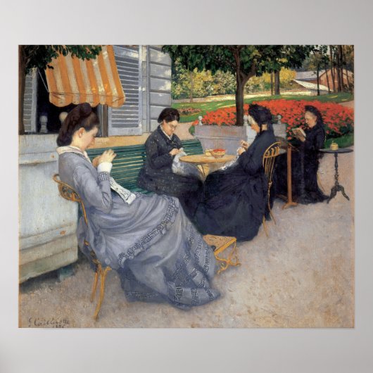 Caillebotte - Landschap Poster (Voorkant)