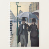 Caillebotte Rue de Paris, temps de pluie Planner (Voorkant)