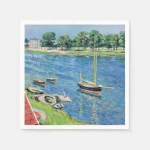 Caillebotte - Seine bij Argenteuil, Aangemeerde bo Servet