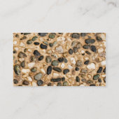 Cailloux de carte de visite d'entrepreneur de (Dos)