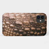 Caiman Crocodile peau Reptile iPhone 5 Coque (Dos (Horizontal))
