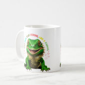 "Caiman Power - Restez forte Mug (Devant gauche)