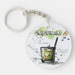 Caipirinha Acrylische Sleutelhanger
