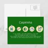 Caipirinha, Braziliaans Drink Briefkaart (Voorkant / Achterkant)