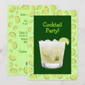 Caipirinha Cocktail Party Invitation personnalisab (Devant / Derrière)