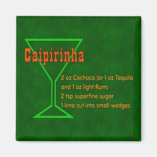 Caipirinha Magneet (Voorkant)