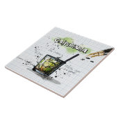 Caipirinha Tegeltje (Zijkant)