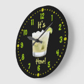 Caipirinha Time Brazililian Coctail Clock W/ Notul Grote Klok (Hoek)
