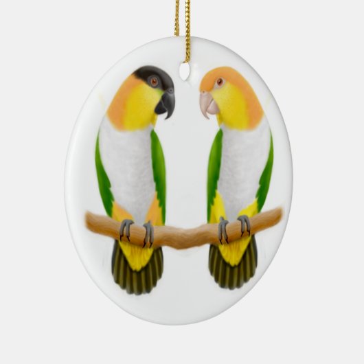 Caique Parrot Love Ornament (Rechts)