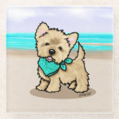 Cairn Cutieface Glass Onderzetter (Voorkant)