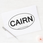 Cairn Oval Sticker (Envelop)