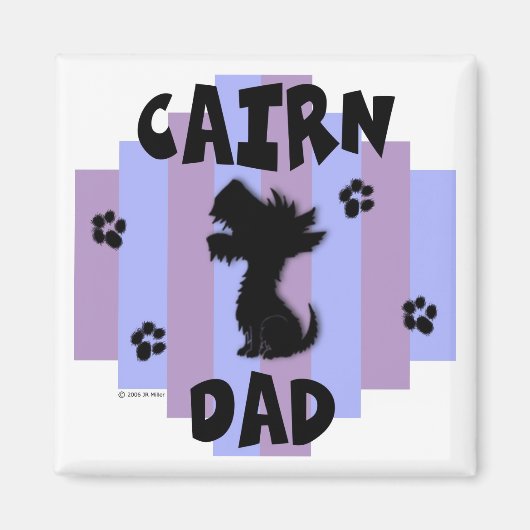 Cairn papa magneet (Voorkant)