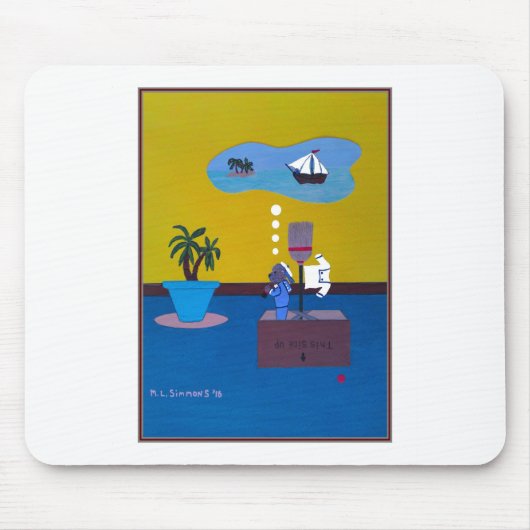 Cairn Pirate Mousepad Muismat (Voorkant)