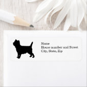 cairn silhouet Retouradreslabels Etiket (Insitu)