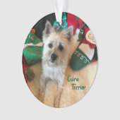 Cairn Terrier Acrylornament Ornament (voorkant)