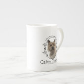 Cairn Terrier Bone China Mok (Voorkant rechts)