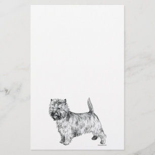 Cairn Terrier Briefpapier
