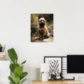 Cairn Terrier Dog Art Poster (Bureau à domicile)