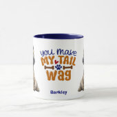 Cairn Terrier Dog je maakt mijn staart wag Mok (Midden)