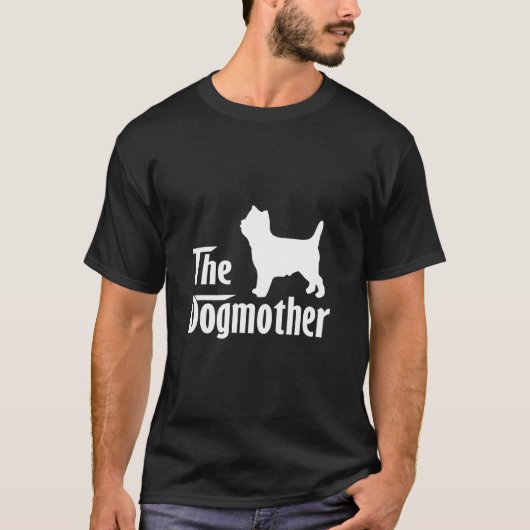 Cairn Terrier Dog Mam Moederdag T-shirt (Voorkant)