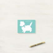 Cairn Terrier Dog Puppy Post-it® Notes (Op bureau)