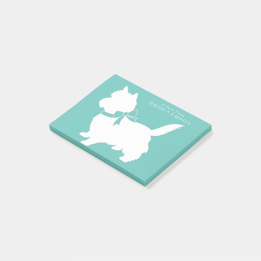 Cairn Terrier Dog Puppy Post-it® Notes (Schuin)