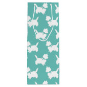 Cairn Terrier Dog Puppy Wijn Cadeautas (Achterkant)