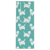 Cairn Terrier Dog Puppy Wijn Cadeautas (Voorkant)