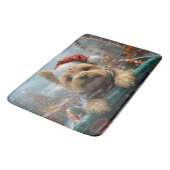 Cairn Terrier Dog Roller Onderzetter Kerst Badmat (Gekanteld)