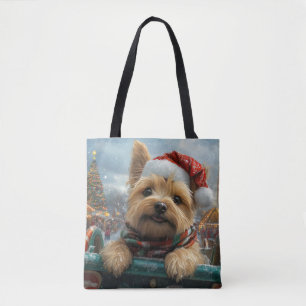 Cairn Terrier Dog Roller Onderzetter Kerst Draagtas