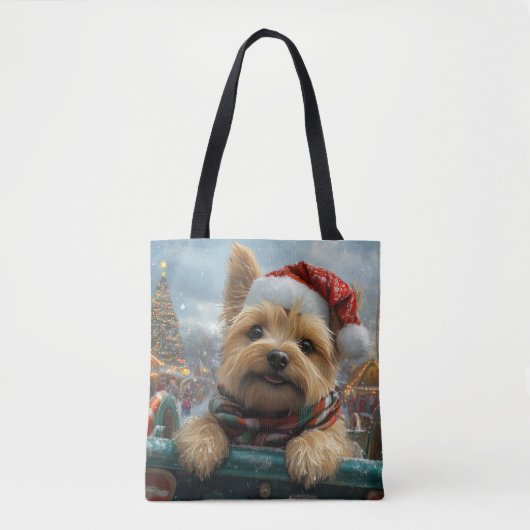 Cairn Terrier Dog Roller Onderzetter Kerst Draagtas (Voorkant)