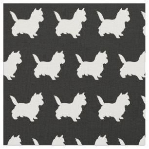 Cairn Terrier Dog Silhouette Pet Stof