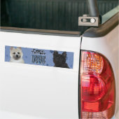 Cairn Terrier DUDE Bumpersticker (Op Truck)