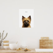 Cairn Terrier gepersonaliseerde print (Keuken)